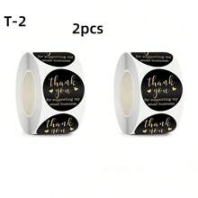 1/2 Rolls (1000 Stickers), Thank You For Supporting My Small Business Sticker Sealing Label Commercial Stationery Sticker Store Shopping, Box Sealing Sticker,