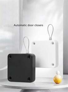 500-1200g Automatic Door Closer, Non-Drill, Non-Slam, Cushion Closing, Self-Closing Door Closer No-Drill