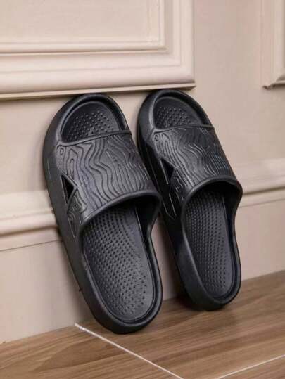 男女款，防滑厚底枕头拖鞋，舒适的 EVA 泡沫恢复凉鞋，适合室内和室外