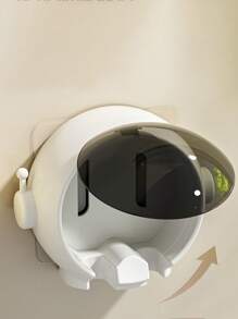 Astronaut Toothbrush Holder, Toothbrush Storage Rack, No Drilling Wall Mounted Bathroom Organizer - Multicolor - View 10