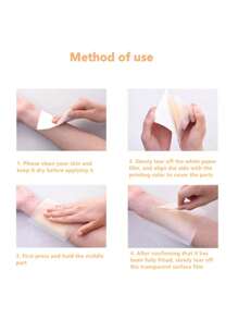 BUCICE Scar Covering Acne Cover Up Sticker Sticker Birthmark Ultra Thin Fake Skin Full Concealer Sticker Birthmark Concealer Hide Tape Waterproof Blemish Hide Tape - Color - View 9