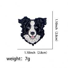 1pc Enamel Cartoon Dog Brooch - Cute Badge For Backpack And Clothes Pin For Clothes Bag Charm School Kpop Teacher Supplies Bag Charms Office Accessories Shirts Jacket Jewelry Halloween Autumn-Winter Accessories,Suitable For Teens, Youth,Men,Casual, Outdoor, Athletic, Vacation, Graduation Gifts, Birthday, Daily Wear Funny Teacher Gifts Costume Accessories Christmas Men Gifts Bag Pins - Black - View 19