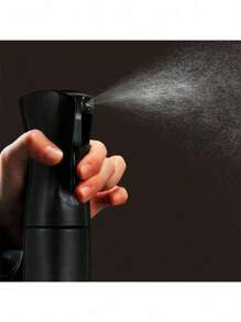 1/3/5/7件套美发造型工具套装，包含梳子、喷雾瓶、透明水瓶、尖尾梳、发际线定型梳，适合作为新年礼物送给女孩，附赠可爱DIY贴纸（款式随机） - 黑色 - 查看 9