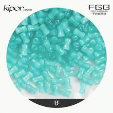 10g/80pcs 3x6mm Jade Beads ,Cloudy Glass Bamboo Stick Spacer Beads Lampwork Round Tube Bamboo Shape Beads Bamboo Tube Beads Colored Glass Beads Small Glass Tube Beads For Jewelry Making