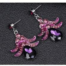 1 set de bijoux pour femme, collier et boucles d'oreilles 3 pièces, mariée, fête, mariage, ensemble de luxe à strass étincelants à la mode