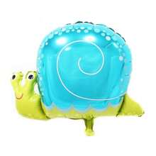 Globo de papel de aluminio con forma de insecto de dibujos animados para decoración de fiestas, mariquita, insecto, rana, caracol, mariposa, mantis, lagarto, abeja - Multicolor - Ver 14