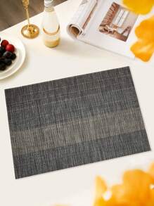 1-8 piezas Individual rectangular de PVC, lavable, fácil de limpiar, antideslizante, resistente al calor, manteles para mesa de comedor, pensamientos dulces, manteles elegantes, decoración de mesa, tapete para cocina y comedor, decoración de boda y festividades