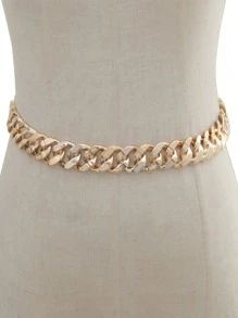 女士简约粗链腰链，个性化朋克嘻哈日常休闲性感服饰，派对节日礼物