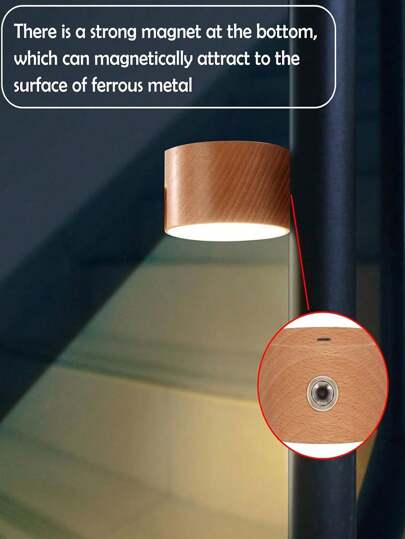 LED Sconces, Wand Mounted Lamps Rechargeable Battery Operated USB Port 3/1 Temperatures 2/3 Brightness Levels 360°Rotate Magnetic Ball, Cordless Lights Reading Bedside view 10