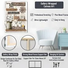 1 Pc Framed Bathroom Wall Decor Hello Sweet Cheeks Bathroom Sign Bathroom Canvas Painting Wall Art Posters, Canvas Print Posters Artwork Wall Art Painting, Decoration Picture Living Room Home Decor - VAR01 - 查看 5