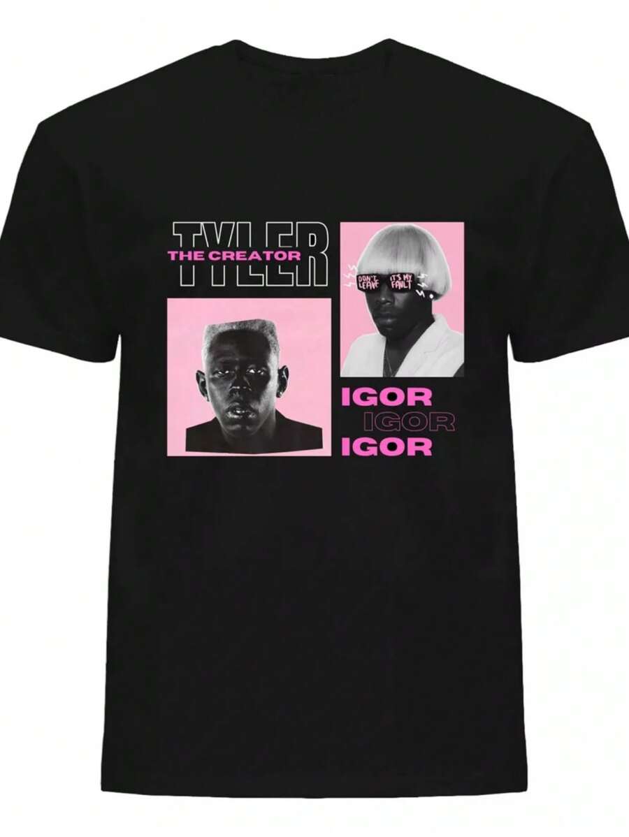 Igor Tyler El Creador Camiseta Tejido Transpirable 220g Algodón Pesado - Negro - Ver 1