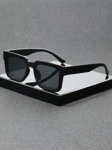 6pcs Unisex Combination Pack, 4pcs, 3pcs Set, 1pc Round Frame, 1pc Square Frame, 1pc Oversized Square Frame, Y2K Square Casual Retro Beach Fashion Sunglasses, Suitable For Daily Wear, All Seasons