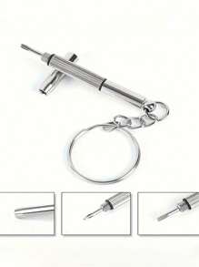 1/3pcs Eyeglass Screwdriver, Eyeglass Screwdriver, Watch Repair Kit With Keychain, Portable Hand Tool, Precision Screwdriver Tool