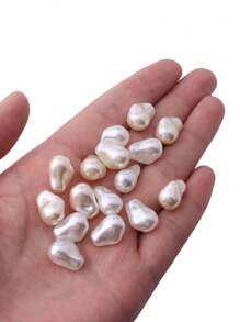 35 件时尚 3D ABS 仿珍珠水滴吊坠项链耳环手链包串珠 DIY 珠宝制作材料 - 水滴珍珠 - 查看 4