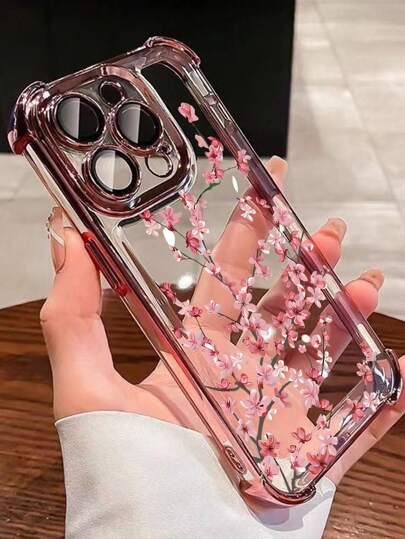 1pc Transparent TPU Anti-Fall Protective Case Suitable For IPhone 17 Air, 17 Pro Max, 11, 15 Pro Max, 14 Pro Max / Galaxy, SAM / Honor / Note 13 Pro / 12C / 13C / S25 Ultra / S24 Ultra / 16 / 16 Pro / 16 Pro Max / 14 / 14 Pro / 14 Pro Max / 15 / 15 Pro / 15 Pro Max / 11 / 12 / 13 / 14 / 15, Redmi Note 14 / A3 / A5 Phones