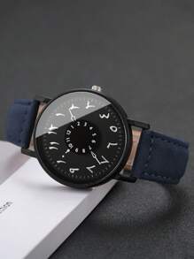 Montre à quartz pour femmes avec bracelet élégant, cadran numérique arabe. Montre à quartz (1 pièce/set) sans boîte de montre