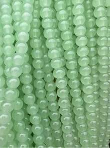 100 颗 8 毫米彩色玻璃珠，玉石般的玻璃珠，用于 DIY 手链首饰制作 - 彩色 - 查看 29