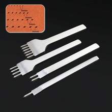 Leather Craft Punching Hole Tools Leather Sewing Sewing Punch 1 + 2 + 4 + 6 Leather Craft Distance Punch Accessories 3/4/5/6mm