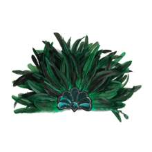 Women's Feather Headpiece Carnival Caribbean Headdress Showgirl Party Cosplay Accessories Halloween - A - View 14