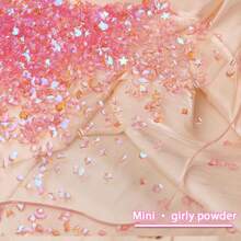 Mini asymmetrische Form Aurora Strass Nail Art Dekoration, kleine Nail Jewelry und Accessoires, super glänzende Nail Zubehör Nägel Nail Charms Nail Gems