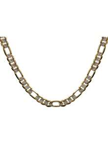 Cadena 3x1 Gruesa Diamantada Hombre Chapa Oro 14k - Dorado - Ver 3