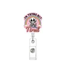 1/4pcs Creative Personalized Retractable Badge Roll, Name Badge Holder With ID Clip Nurse Doctor Volunteer Staff Accessories Decoration