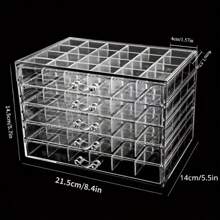 Beaded Storage Box Transparent 3-Layer Sub-Grid Glass Beads DIY Jewelry Making Beads Display Sorting Box - Multicolor - View 11