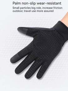 1 双骑行手套，兼容触摸屏，轻便，透气，防滑，适合骑摩托车和自行车 - 彩色 - 查看 9