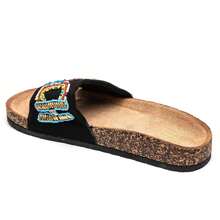 Platform Sandal With Decorative Pearl Embroidery Strap