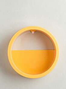 1 pieza Macetero de pared redondo, maceta hidropónica, decoración de pared interior, estilo escandinavo, apta para sala de estar, comedor, en color macaron