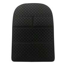 Car Anti Kicks Pad With Organizer Pocket Leather Universal Seat Back Leather Protector Cover Waterproof Backseat Child Kick Mats