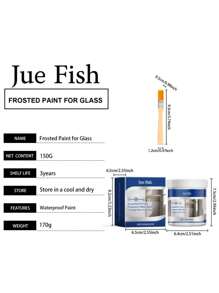 Water-Based Frosted Glass Paint, Waterproof And Sunproof, Renovation Coating To Cover And Apply Matte Glass - Multicolor - View 2