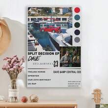 Framed Music Song Album Cover Poster Canvas Poster Wall Decorative Art Painting Living Room Bedroom Decoration Gift Unframe - 框架 - 查看 5