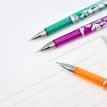 48 Piece Erasable Gel Pen Set, 8 Colors, Replaceable, Pocket Clip Pen, Ultra-Fine Tip, Round Plastic Body, Click To Open The Cover, Suitable For School And Office Supplies, Homecoming Gifts - Multicolor - View 7