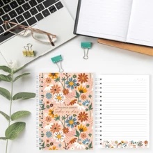A5 Notebook 100 Sheets Lined Sketchbook Drawing School Hardcover Notebooks - 享受每一刻 - 查看 4