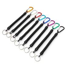 1 Set Of 2 Multi-Functional Wrist Lanyards, Suitable For Fishing, Hiking, Outdoor Sports, Anti-Drop Spring Rope, Fishing Tackle Accessories (Color Random)