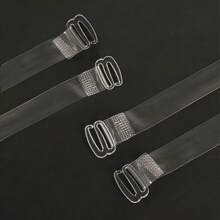 10 piezas de tirantes elásticos transparentes y ajustables para el hombro, sin daños, accesorios suaves y cómodos para lencería de mujer