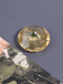 5pcs Clear Crystal Card Holder, Modern Diamond Design Place Card Holder For Home - Clear - View 12