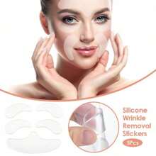 Reusable Silicone Anti-Wrinkle Patches, Forehead, Face, Neck, Lip Stickers, Improve Skin Fine Lines, Promote Skin Health - Multicolor - View 2