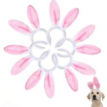 1pc Soft Pink Faux Fur Bunny Ear Headband, 11.81 Inches - Ideal For Women Easter Celebrations And Theme Events, Celebratory Headband | Whimsical Style | Soft Texture