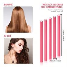 Paquete de 10 rizadores de espuma flexibles, rizadores de espuma sin calor de colores aleatorios para mujeres y niñas con cabello largo y corto, para peinados DIY, cabello rizado en espiral, rizador de espuma flexible para cabello rizado, rodillos para el cabello, rizos sin calor, rizador de cabello, productos y accesorios para el cabello para peluquería, salón de belleza, viajes esenciales, regreso a la escuela, vacaciones esenciales, accesorios para el cabello para mujeres