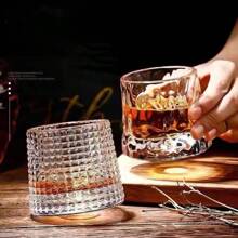 Glass Glass Revolving Glass Household Glass Water Glass Glass Wine Glass Bar Beer Glass Gyro Whiskey Glass Revolving Glass