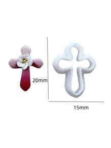 Paaskruis Polymeerklei Snijders, Polymeerklei Snijders voor DIY Oorbellen Sieraden Maken, 3D Geprinte Klei Snijder Gereedschappen voor Paascadeaus
