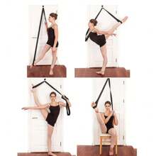 1 Stück einstellbarer Beinstrecker Gurt, für Yoga, Ballett, Gymnastik, Spaltübungen & Dehnungsübungen