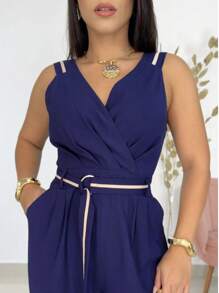 Women's Long Jumpsuit In Premium Tailoring