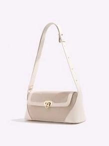 Nueva bolsa de hombro, bolso, bolso de baguette, versátil bolso debajo del brazo, de moda y elegante