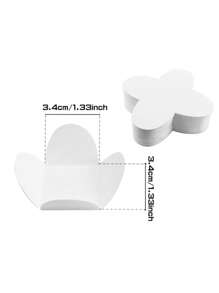 20pcs/Pack Butterfly Chocolate Candy Dessert Paper Cups, Wedding Party Decoration Small Paper Boxes