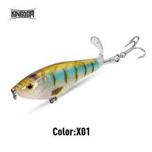 Mồi câu cá Kingdom Propeller 90mm 110mm 11g 17g Mồi cứng Đuôi xoay mềm Bút chì nổi Wobblers Mồi nhân tạo - Nhiều màu - Xem 17
