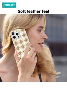 1pc New Minimalist Layered Colorful Painting Animal Cartoon Pattern Fashionable Textured Shockproof Protective Phone Case, Lightweight, Creative High-End Niche Design, Compatible With IPhone 16/16 ProMax/16 Pro/16 Pro/15/15 Pro/15 ProMax/15 Plus/14/13/12/11