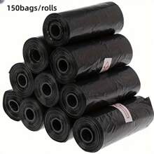 300/150pcs Dog Poop Bags, Portable Pet Excrement Bags, Leak-Proof Pet Trash Bags, Pet Cleaning Supplies